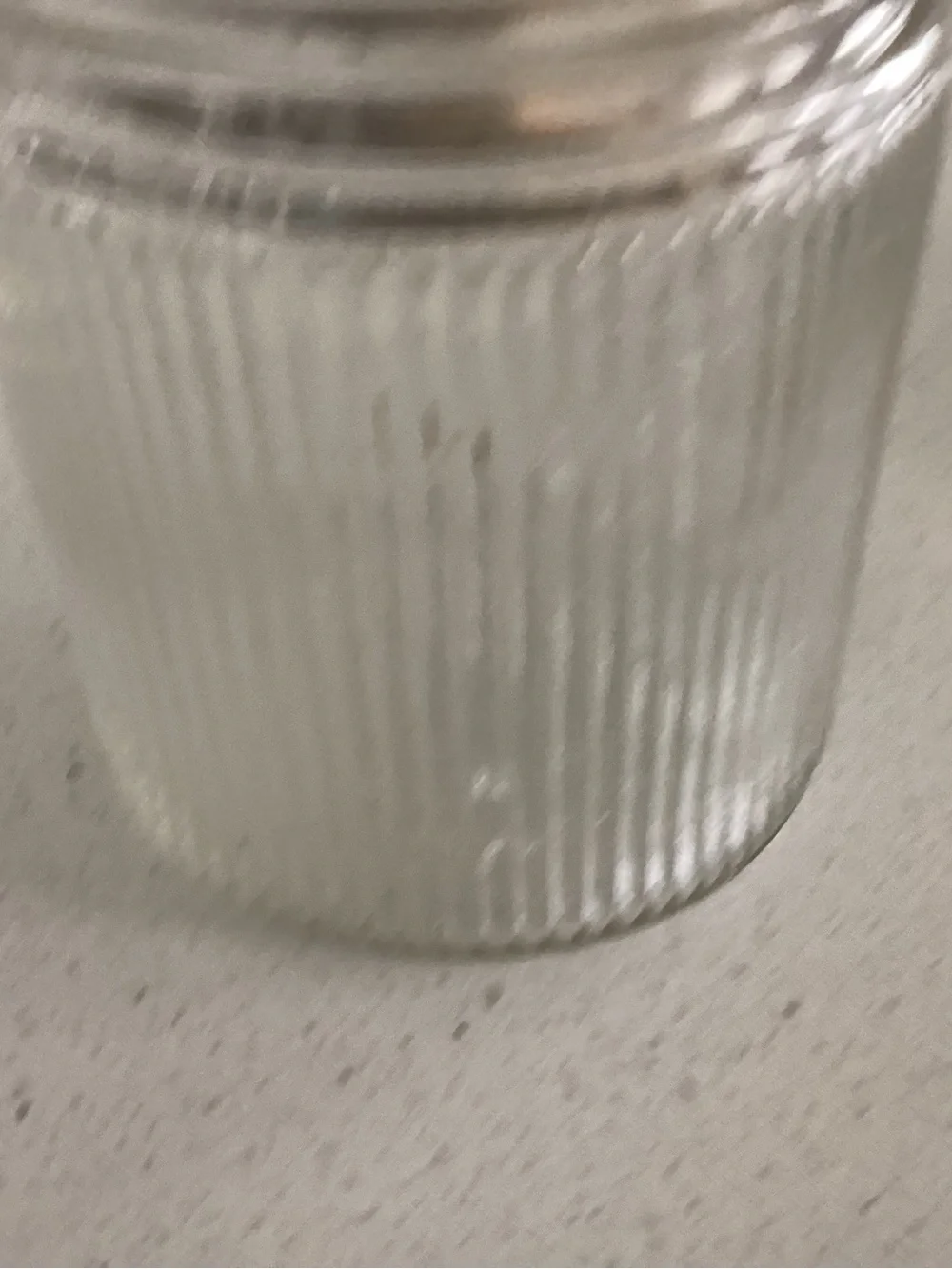 Burma-Shave glass jar, originally held brushless shaving cream.  70-95 years old